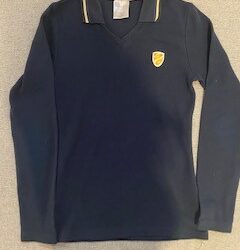 Polo V neck manches longues