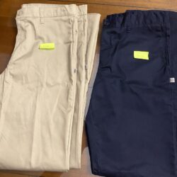 Pantalons longs large (marine et beige)