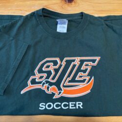 chandail soccer vert foncé en coton